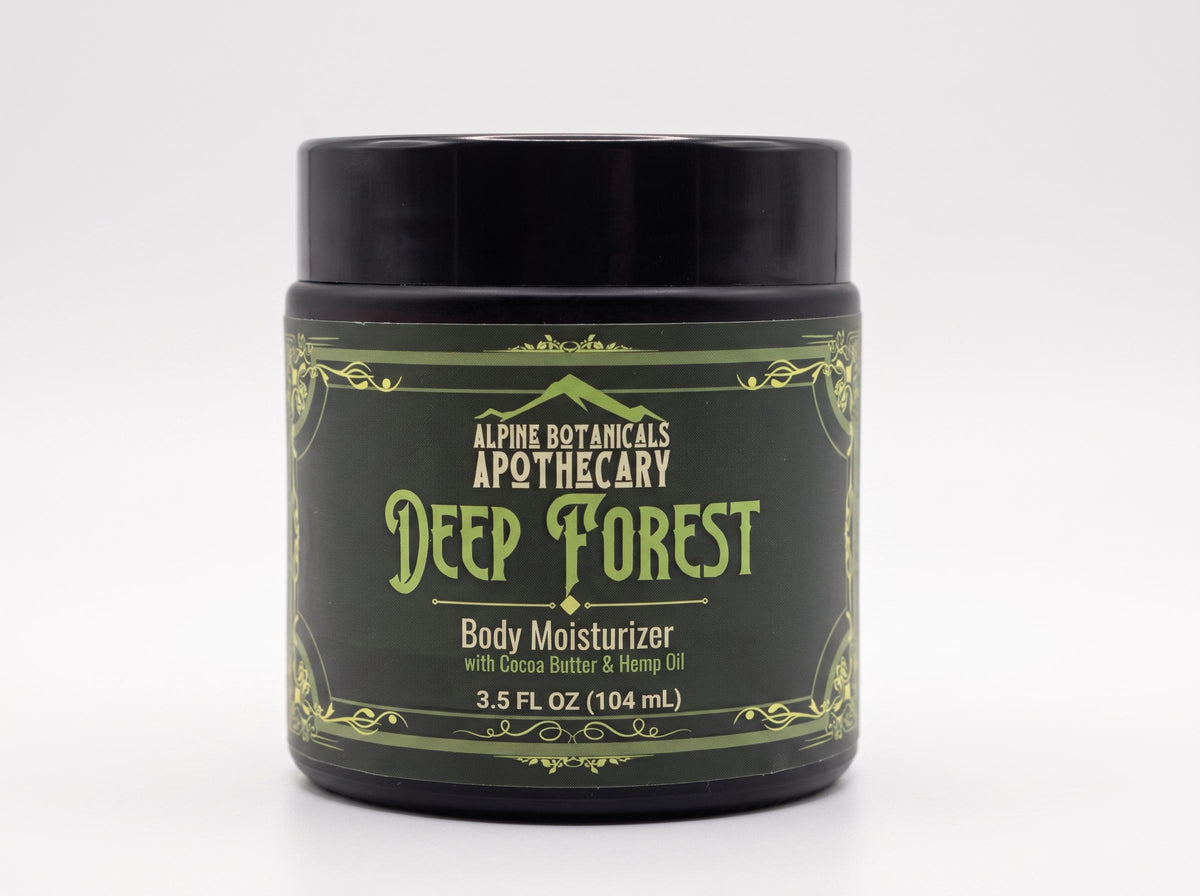 Deep Forest Body Moisturizer with Hemp Oil and Cocoa Butter for Dry Skin
