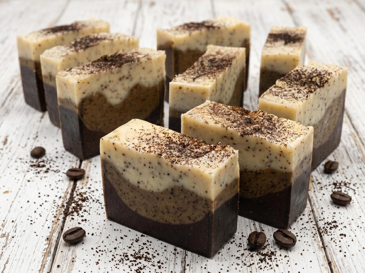 Mountain Mocha Soap — Handcrafted with Coffee and Cocoa — 10.7 OZ (303 g)