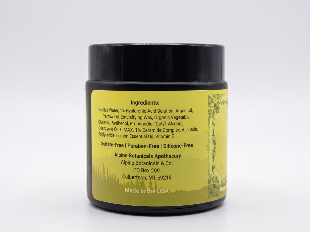 Citrus Elixir Anti-Wrinkle Face Cream with Hyaluronic Acid, Ceramides, and CoQ10