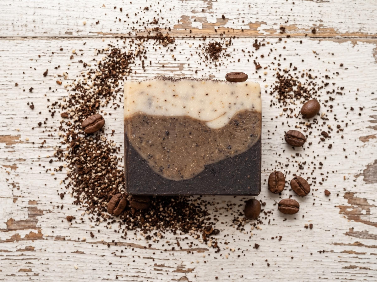 Mountain Mocha Soap — Handcrafted with Coffee and Cocoa — 10.7 OZ (303 g)