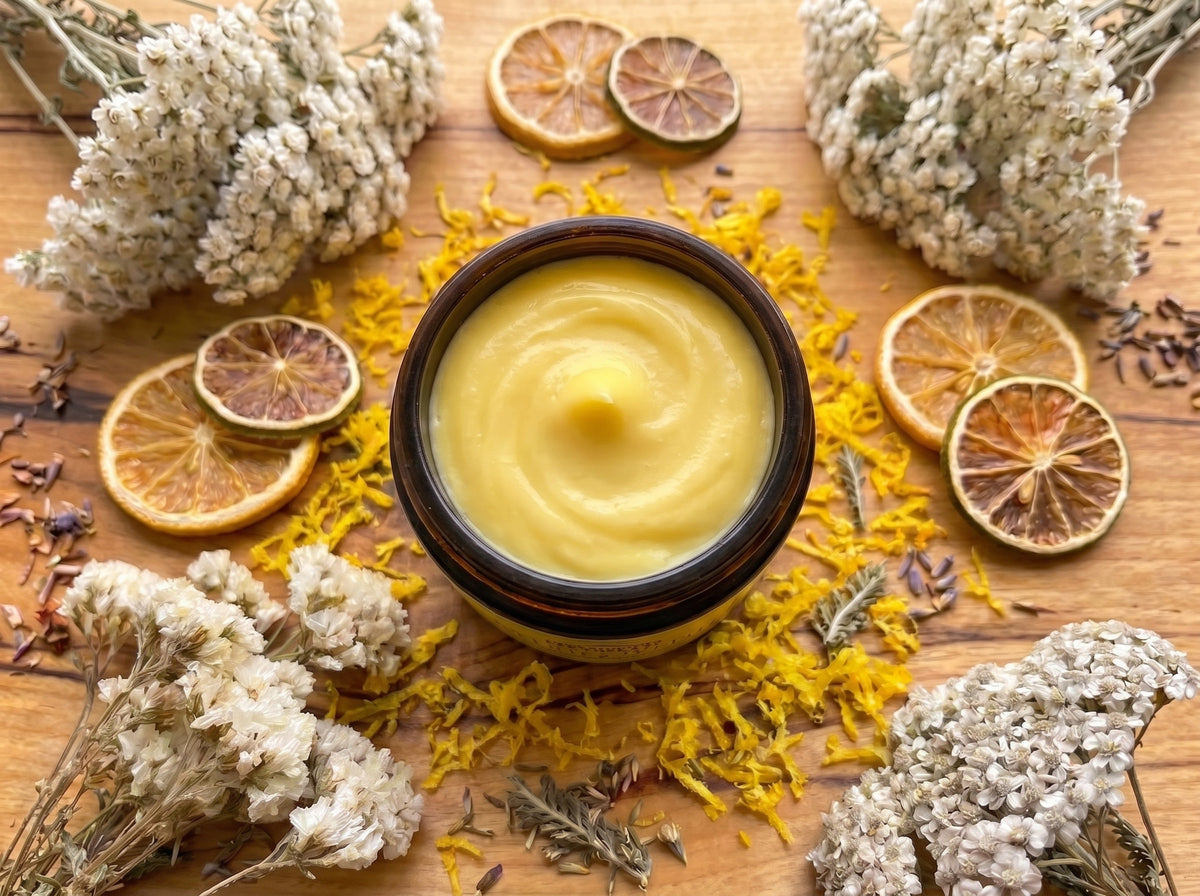 Citrus Elixir Anti-Wrinkle Face Cream with Hyaluronic Acid, Ceramides, and CoQ10