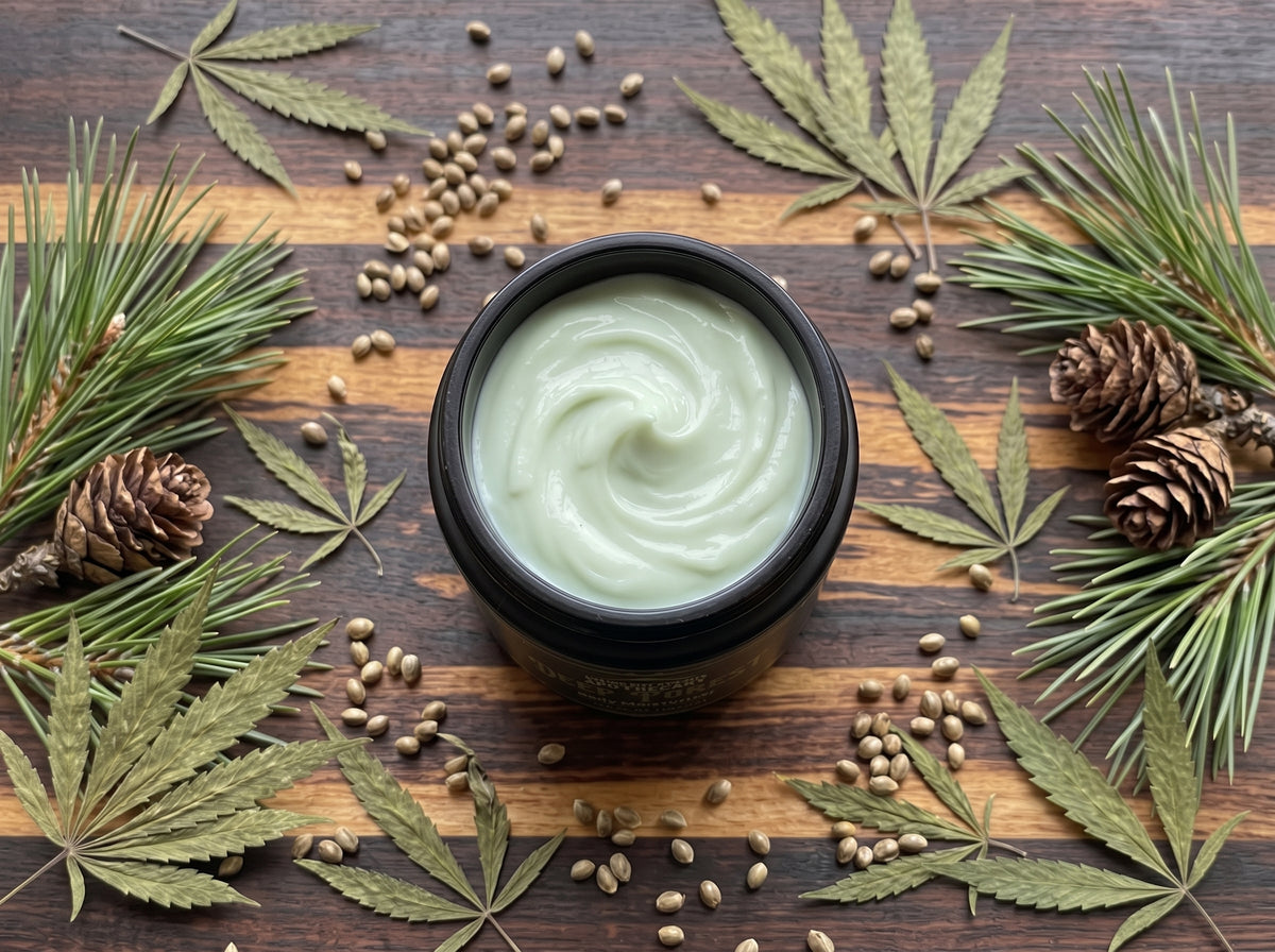 Deep Forest Body Moisturizer with Hemp Oil and Cocoa Butter for Dry Skin