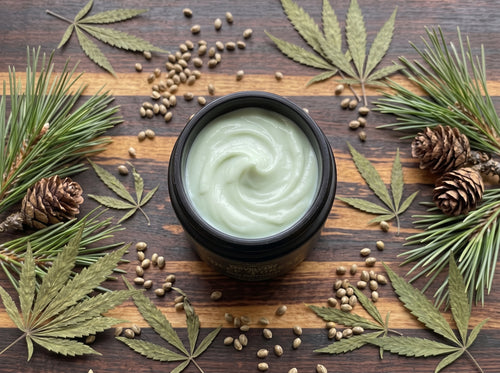 Deep Forest Body Moisturizer with Hemp Oil and Cocoa Butter for Dry Skin