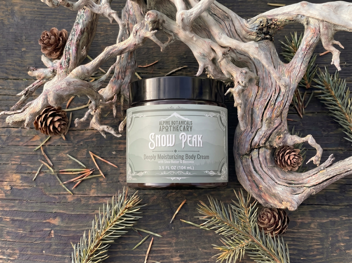 Snow Peak Deeply Moisturizing Body Cream with Shea Butter & Beeswax