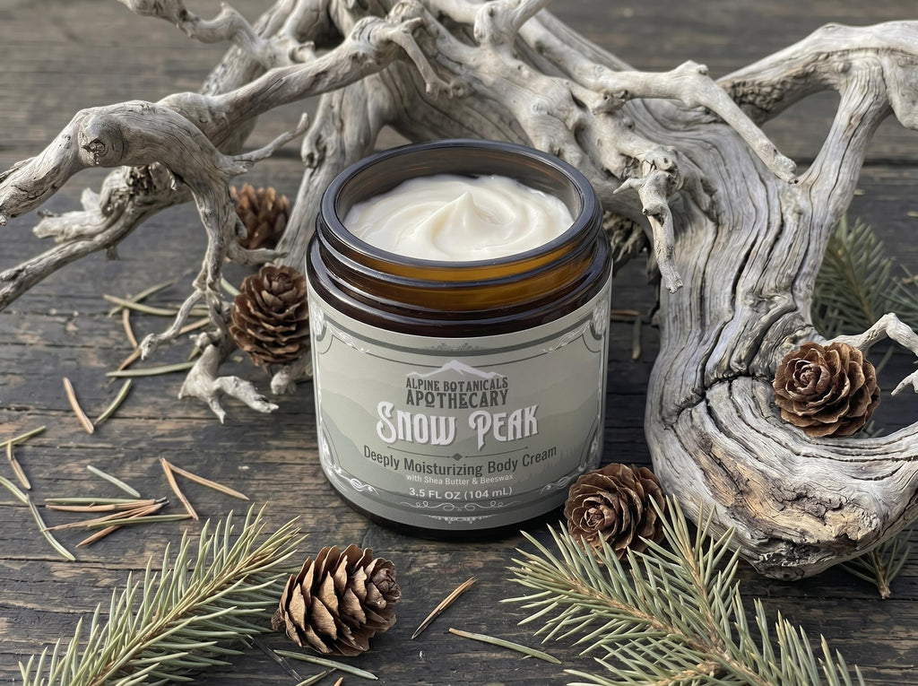 Snow Peak Deeply Moisturizing Body Cream with Shea Butter & Beeswax