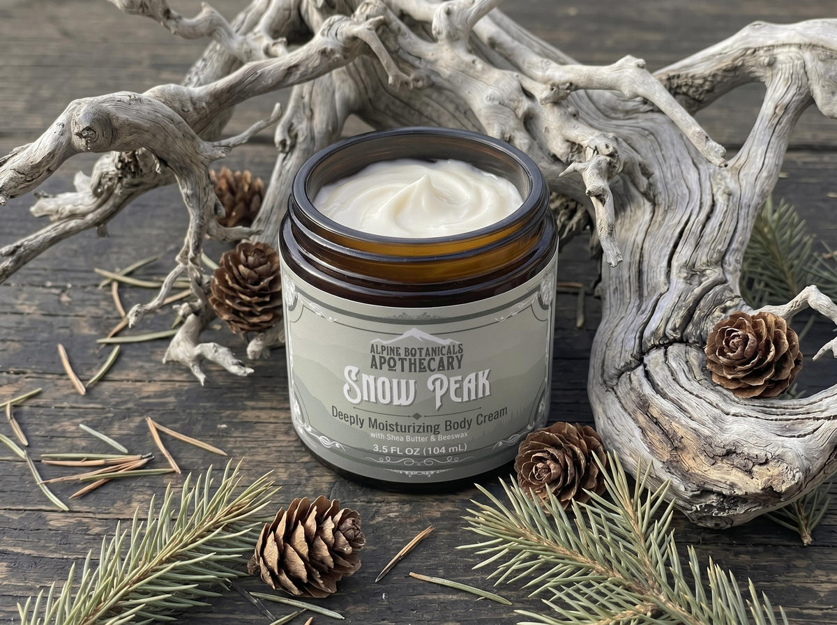 Snow Peak Deeply Moisturizing Body Cream with Shea Butter & Beeswax
